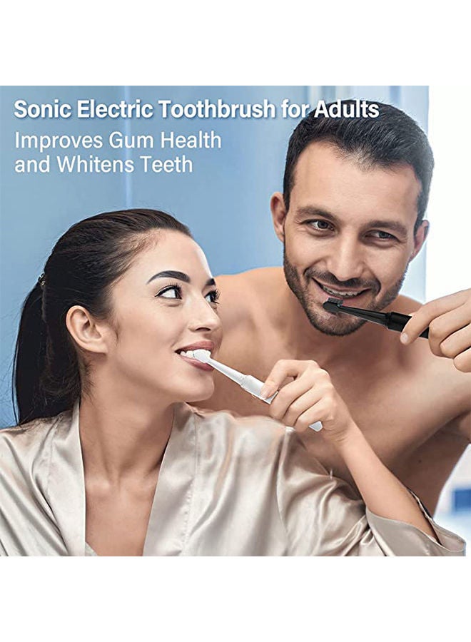 شاربدو سونيك فرشاة الأسنان الكهربائية ، وفرشاة الأسنان الكهربائية للكبار والأطفال ، والسفر فرشاة الأسنان الكهربائية بما في ذلك 6 رؤساء دوبونت ، 5 طرق ، مع 2 دقيقة توقيت ذكي - Image 3