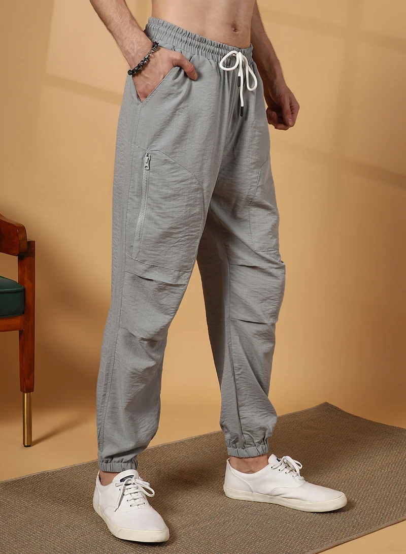 CAHOOT  Men's Coin Grey Parachute Utility Trousers for Men | Best Price UAE