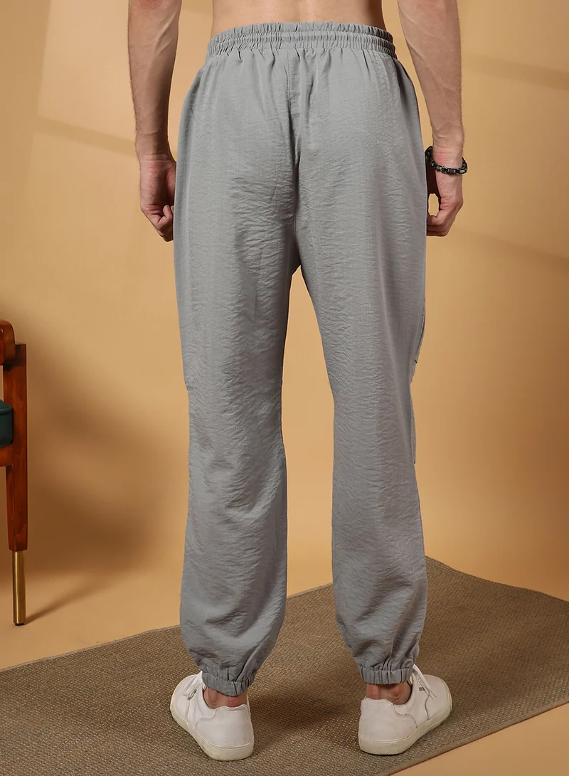 CAHOOT  Men's Coin Grey Parachute Utility Trousers for Men | Best Price UAE
