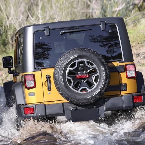 XOOKUN Adjustable jk Spare Tire Carrier Composition Jeep Wrangler JK JKU Unlimited 2007-2018 (2/4 Doors) Heavy Duty Installation Bracket Up to 37 inch - Image 2
