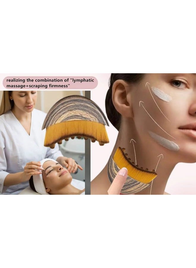 KUHEE New Lymphatic Contour Face Brush, Lymphatic Drainage Massager for Face,Ergonomically Designed to Fit The Skin Precisely and Relieve Fatigue - Image 4