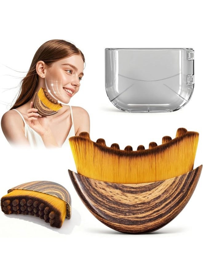 KUHEE New Lymphatic Contour Face Brush, Lymphatic Drainage Massager for Face,Ergonomically Designed to Fit The Skin Precisely and Relieve Fatigue - Image 1