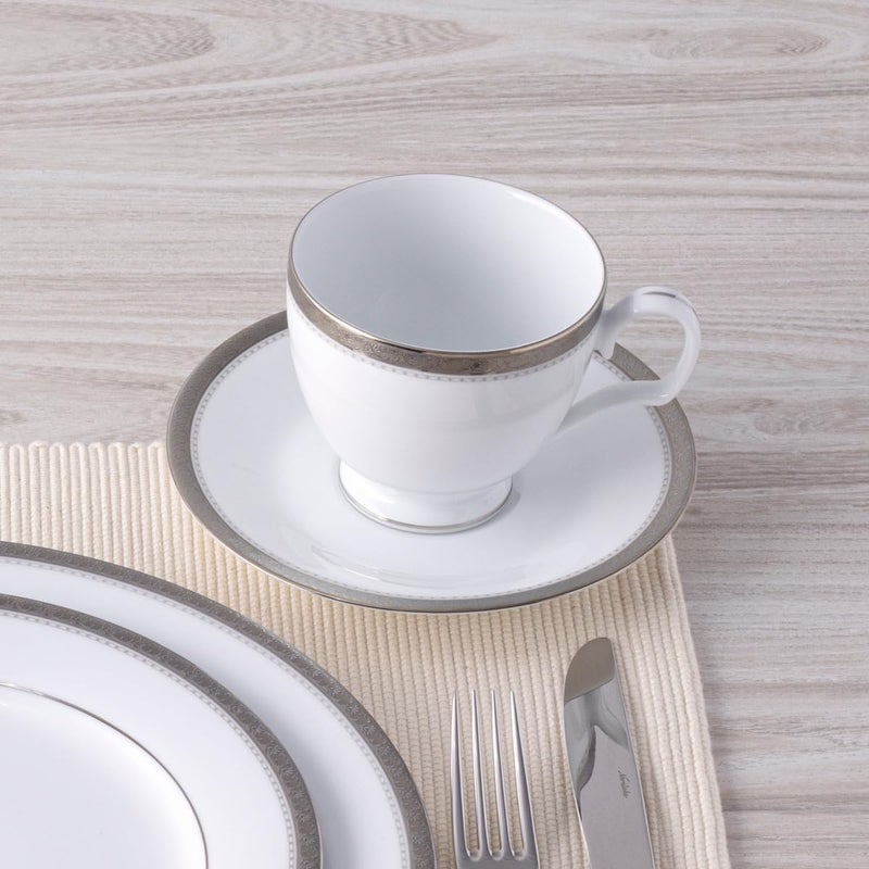 Noritake Charlotta Platinum 5Piece Place Setting Service for 1 - Image 5