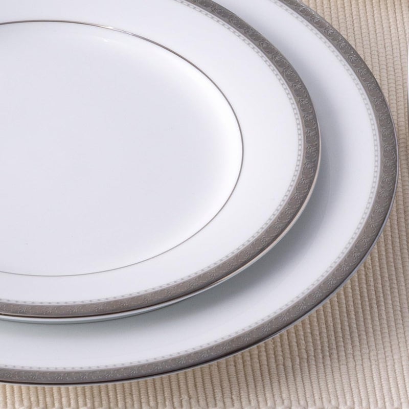 Noritake Charlotta Platinum 5Piece Place Setting Service for 1 - Image 4