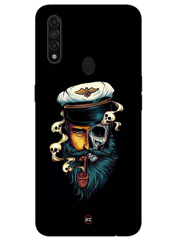 Service Zone Protective Printed Mobile Cover Skull Head Back Skin Guard For Oppo A31 