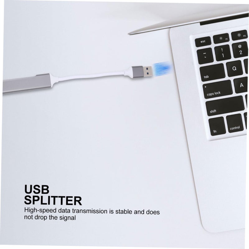 Aluminum Alloy Portable USB Hub 3 0 4 Port Extender No Driver Needed - Image 5