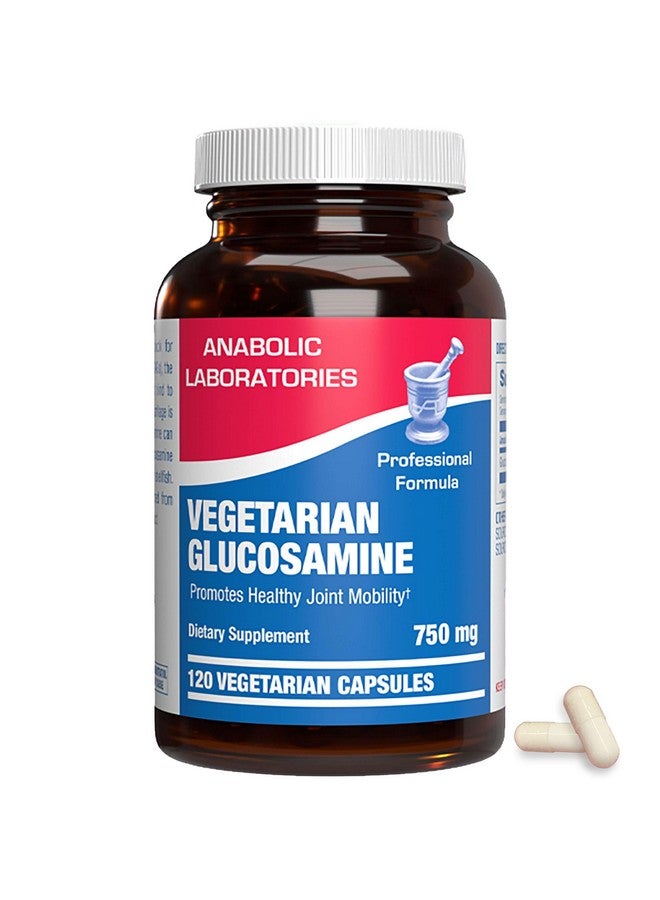 Anabolic Laboratories Vegan Glucosamine Joint Health Supplement - Soft Tissue Cartilage Tendon and Ligament Supplement for Enhanced Mobility Comfort & Flexibility - Non-GMO Shellfish Free & Made in The USA - 120 Servings - Image 1