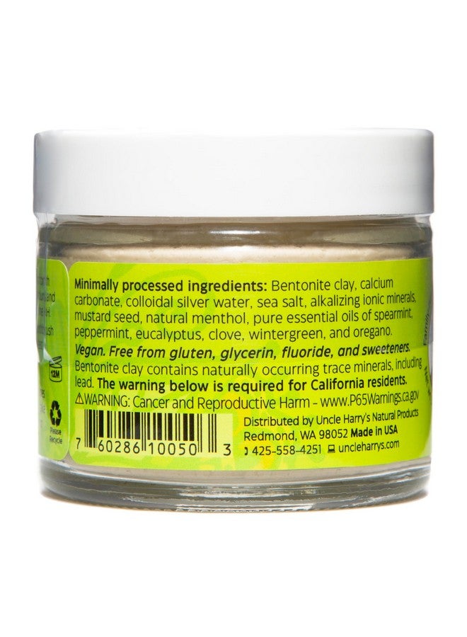 Uncle Harry's Mild Mint Remineralizing Toothpaste | Natural Whitening Toothpaste Freshens Breath & Promotes Enamel | Vegan Fluoride Free Toothpaste - Image 2