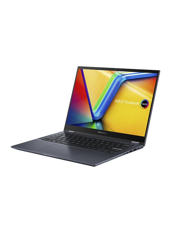 ASUS (Upgraded Version) Vivobook S 14 Flip TN3402YA-LZ327W Touchscreen Laptop With 14-Inch Display, AMD Ryzen 5-7430U Processor/8GB RAM/512GB SSD/Intel UHD Graphics/Windows 11 Home / Quiet Blue English/Arabic Quiet Blue - Image 1