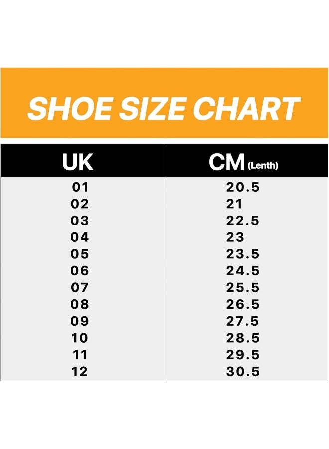 HUNDRED Raze Badminton Shoes (Non Marking) | Lightweight & Durable | X-Cushion, Active Grip Sole, Toe Assist(Navy/Orange Red, 1Uk) - Image 4