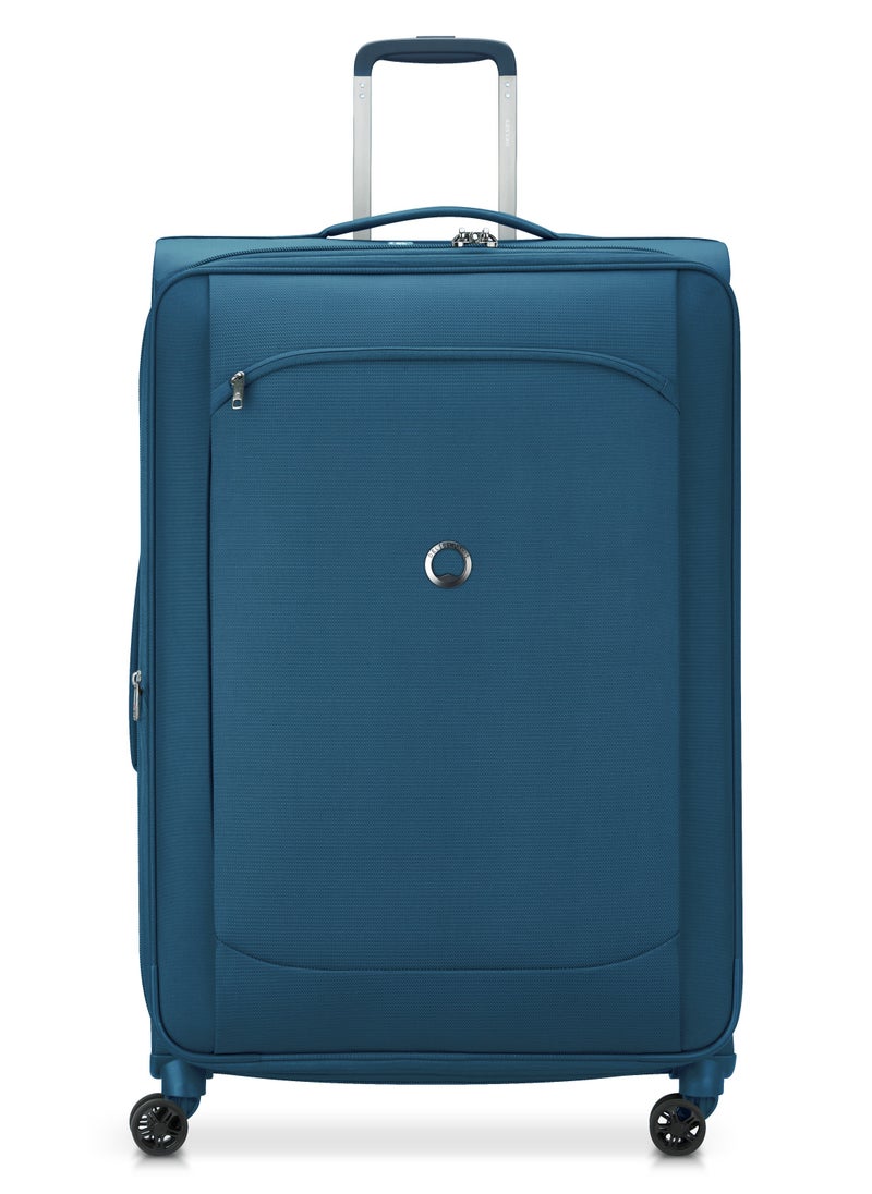DELSEY Paris Montmartre Air 2.0 83cm Softcase 4 Double Wheel Expandable Check-In Luggage Trolley Light Blue  - Image 1