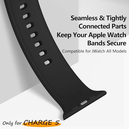 Tobfit Watch Strap Compatible for Apple Watch Series 8 7 6 5 4 3 2 1 SE 45mm 44mm 42mm 41mm 40mm (Watch Not Included), Smartwatch band for Men Women, Strap for iWatch 8 7 6 5 4 3 2 1(38mm Milk Tea) - Image 4