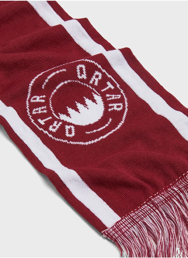 اتش اند ام Qatar Football Scarf