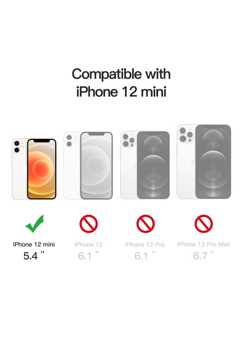 DUSALA IPhone 12 Mini Case Camera Control Compatible with MagSafe Shockproof Military-Grade Protection Magnetic Phone Case for iPhone 12 Mini Classic Hybrid Case Clear - Image 2