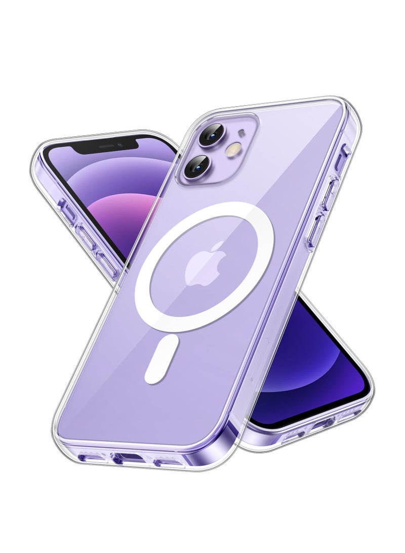 DUSALA IPhone 12 Mini Case Camera Control Compatible with MagSafe Shockproof Military-Grade Protection Magnetic Phone Case for iPhone 12 Mini Classic Hybrid Case Clear - Image 1