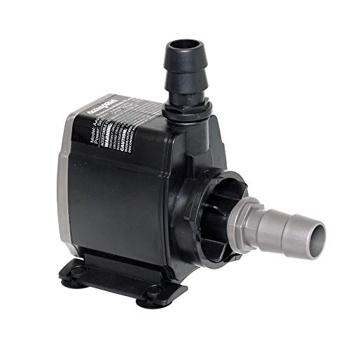 Hydrofarm AAPW550 33-Watt 550 GPH Indoor/Outdoor Hydroponic Aquarium Pond 6ft Power Cord for 55 Gallon Reservoirs Submersible Water Pump, 550-GPH, 8.4 x 3.4 x 6.4 inches, Black - Image 2