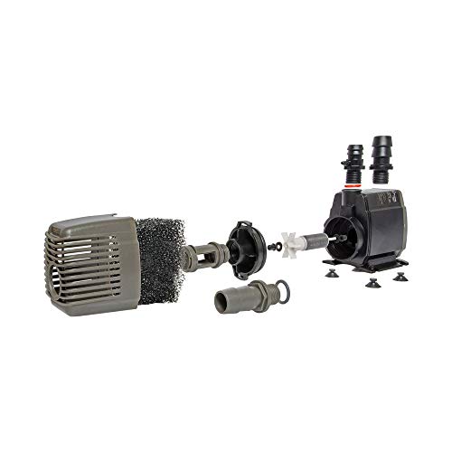 Hydrofarm AAPW550 33-Watt 550 GPH Indoor/Outdoor Hydroponic Aquarium Pond 6ft Power Cord for 55 Gallon Reservoirs Submersible Water Pump, 550-GPH, 8.4 x 3.4 x 6.4 inches, Black - Image 4