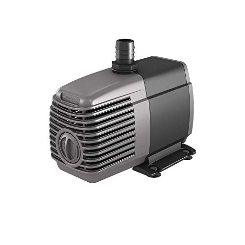 Hydrofarm AAPW550 33-Watt 550 GPH Indoor/Outdoor Hydroponic Aquarium Pond 6ft Power Cord for 55 Gallon Reservoirs Submersible Water Pump, 550-GPH, 8.4 x 3.4 x 6.4 inches, Black - Image 1