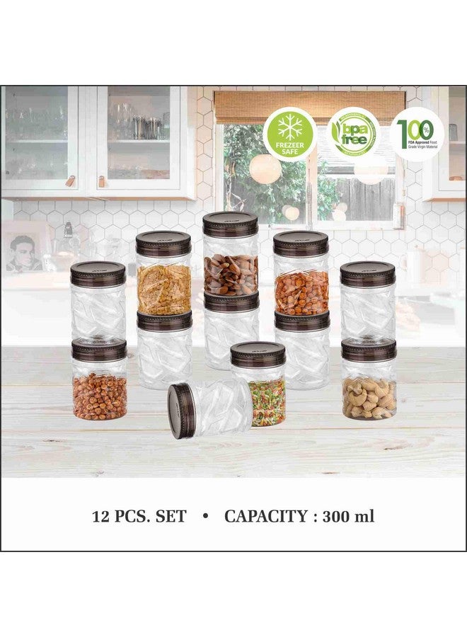 Sky Lexus Celebration 12 Pcs Storage Container Set for Kitchen (12pcs -300ml), (Grey) - Image 4