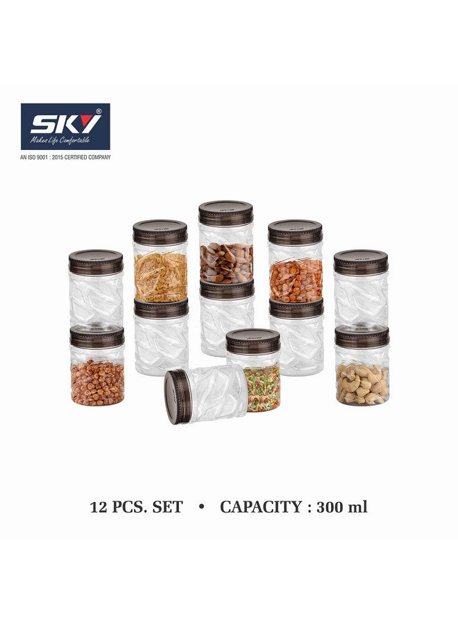 Sky Lexus Celebration 12 Pcs Storage Container Set for Kitchen (12pcs -300ml), (Grey) - Image 5