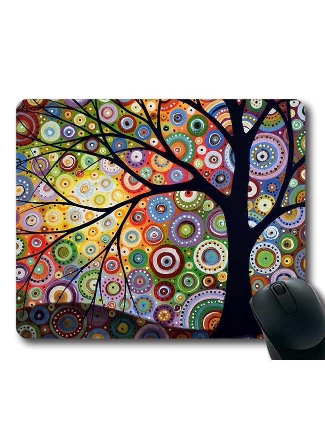 School Supplies Colored trees Picture Anti-Slip Laptop PC Mice Pad Mat Mousepad For Optical Laser Mouse - Image 1