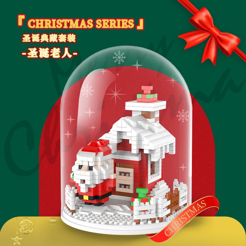 New Christmas Building Blocks Small Particles Difficulty Assembled Model Toys Children'S Educational Diy Building Blocks Gifts - Image 5