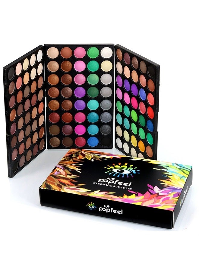 FantasyDay ® Pro 120 Colors Shimmer and Matte Eyeshadow Makeup Palette Cosmetic Contouring Kit #4 - Ideal for Professional and Daily Use - Image 1