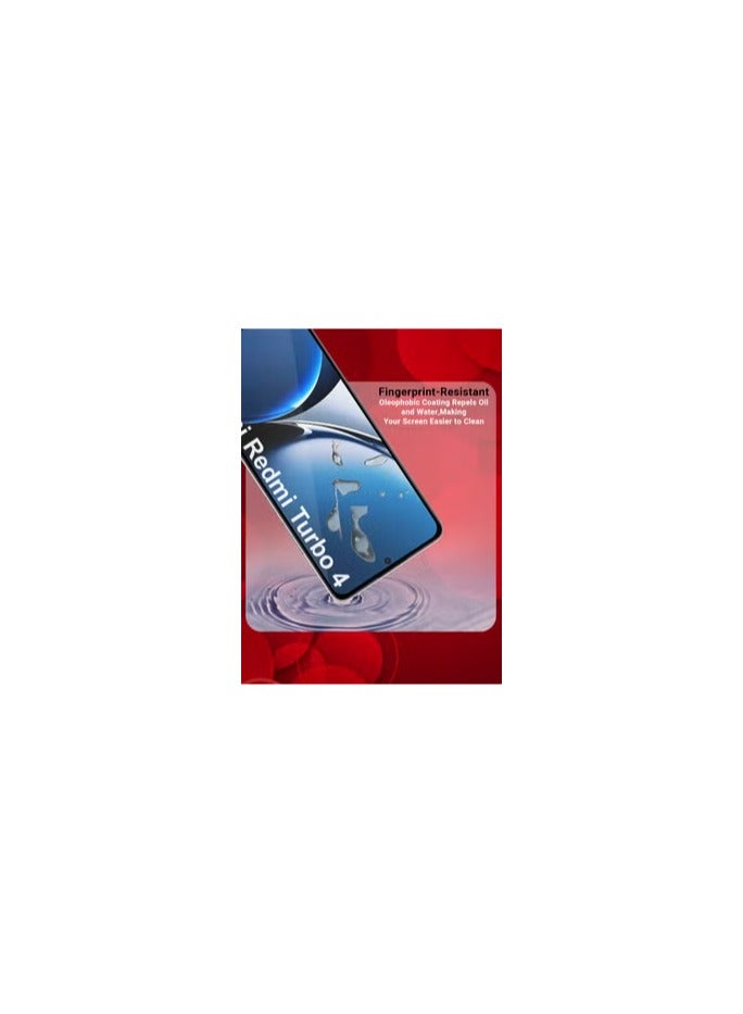 CATANES Xiaomi Redmi Turbo 4 3D 2Packs Full Coverage Screen Protector Ultra HD Scratch Resistant Bubble-Free - Image 2