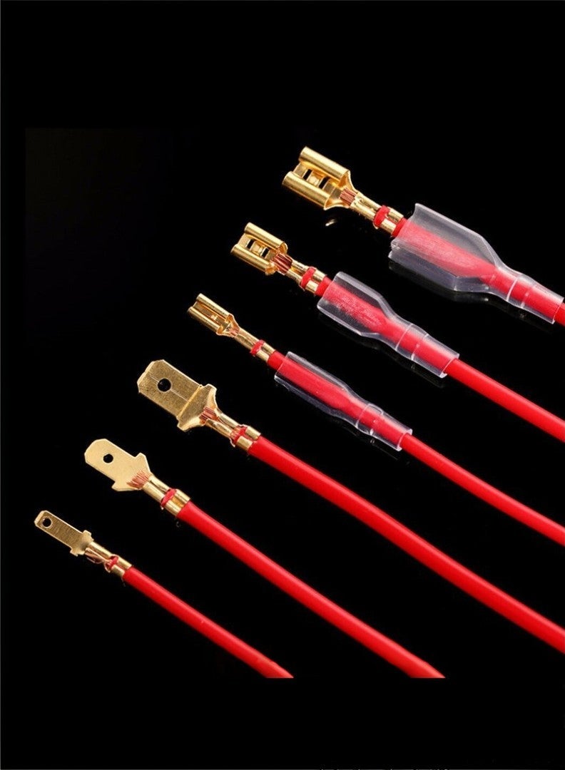 600PC Boxed Open Barrel Terminals Set, Insulated Flat Sockets - Image 5