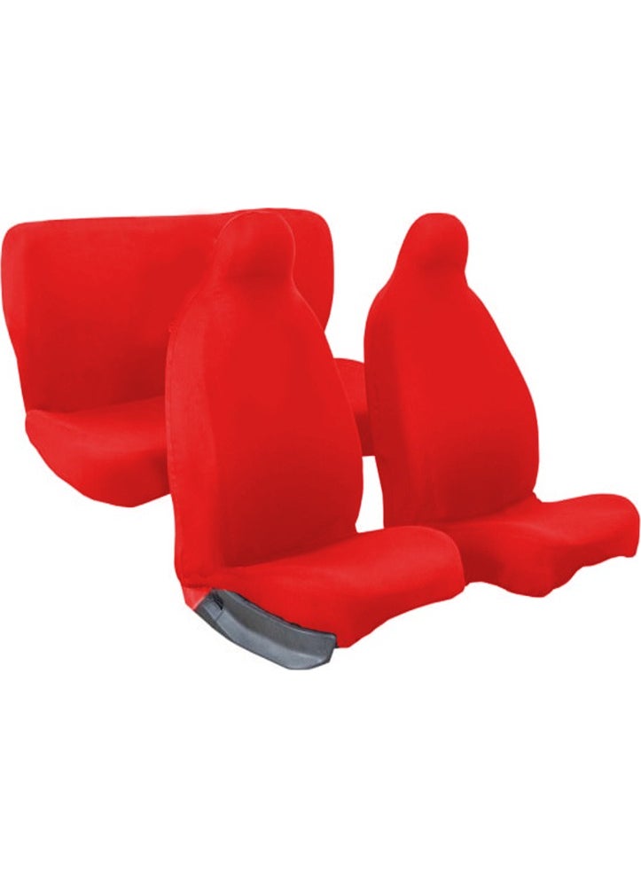 Zapomi - Toyota Corolla Compatible Seat Cover Front and Rear 4 Piece Combed Cotton Set - Image 1