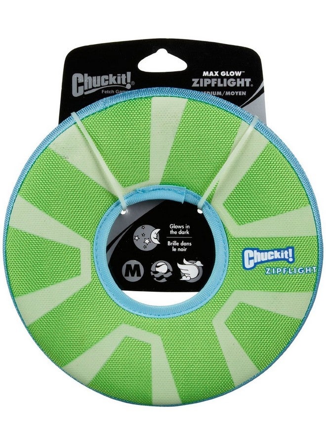 Chuckit! 2 Pack of Max Glow Zipflight Dog Toys, Medium 8.5-Inch2 - Image 1