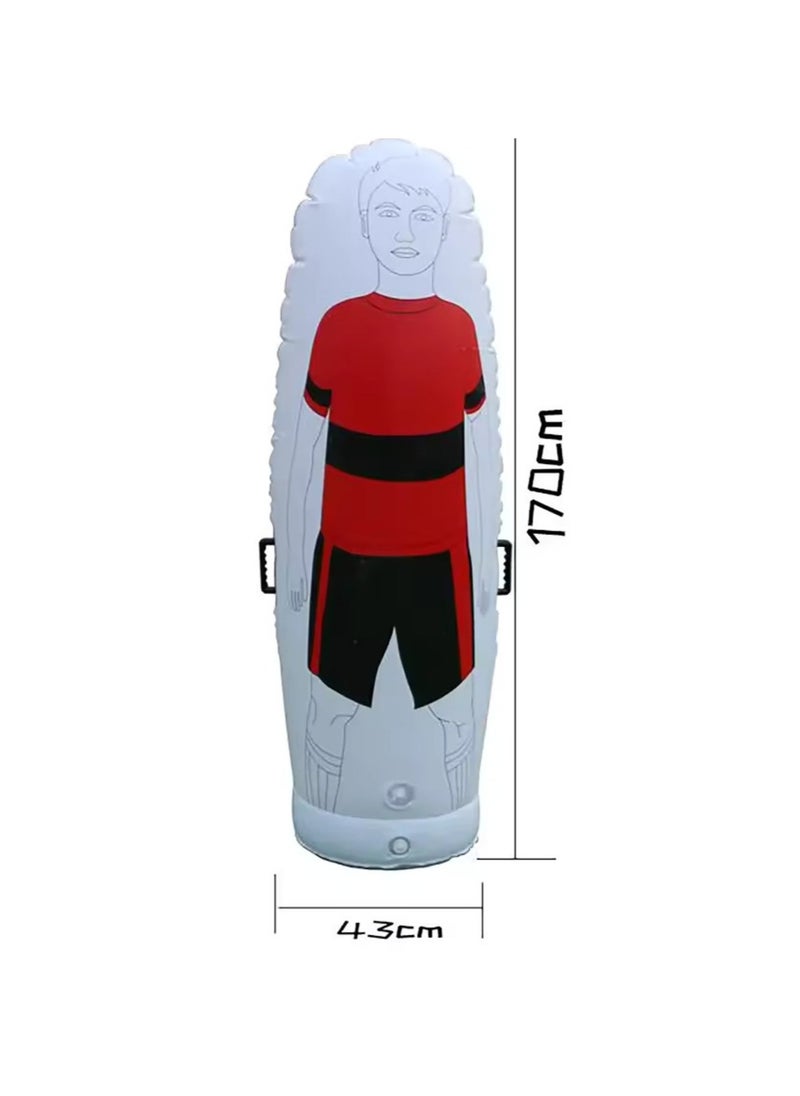 Spall Soccer Training Equipment PVC Inflatable Free Kick Football Dummy Goal Keeper Soccer Training Dummy  - Image 1