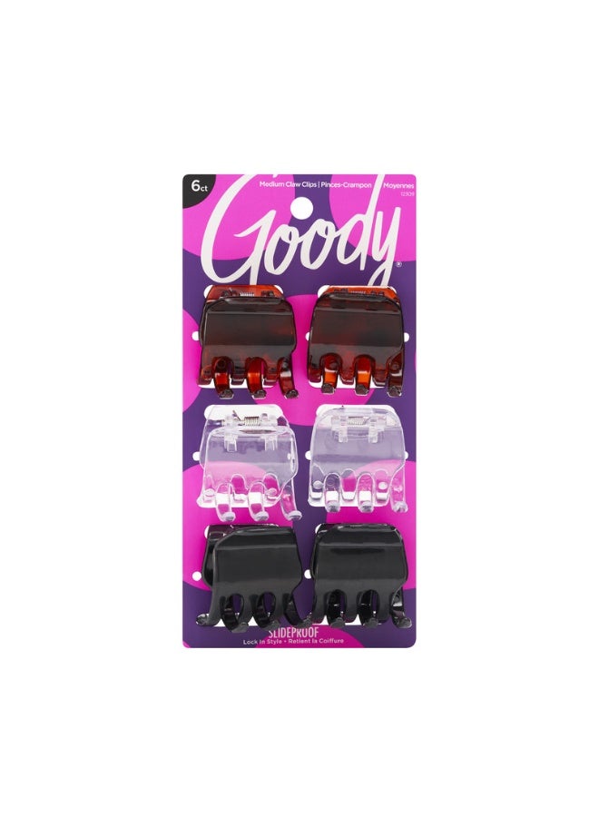 Goody مشابك كلاسيك نصف مخلب 6 قطع # 1942206/3000510 - Image 1