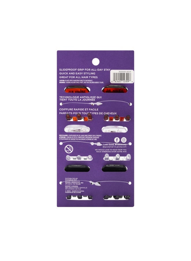 Goody مشابك كلاسيك نصف مخلب 6 قطع # 1942206/3000510 - Image 2