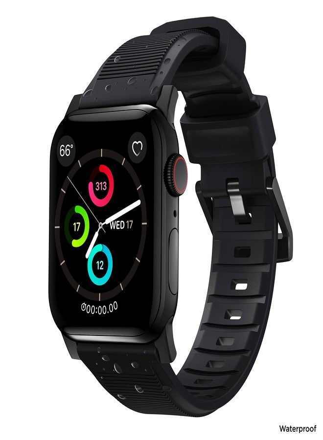 NOMAD Black Rugged Band for Apple Watch - 45/49mm - Image 3