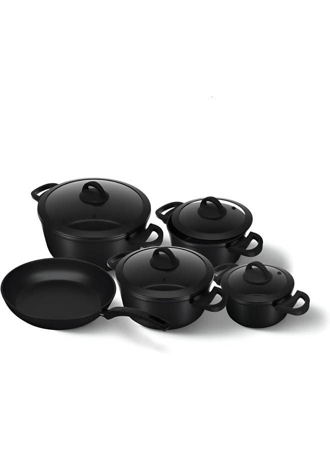 كوك ان عبود طقم أواني طهي بايو 9 قطع + مقلاية