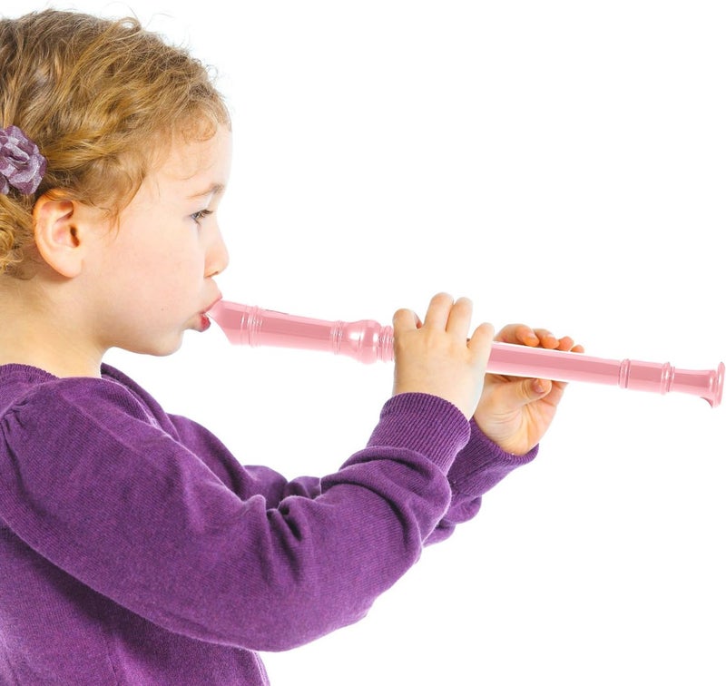 Pangda Soprano Recorder for Kids Beginners German Fingering C Key Easy-to-play Plastic Instrument Includes Cleaning Rod Carry Pouch for School Student Home Entertainment, Pink - Image 5