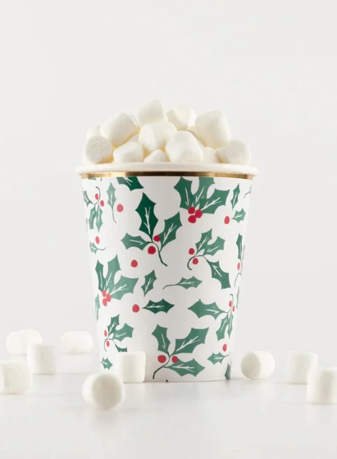 ميري ميري Holly Pattern Cups