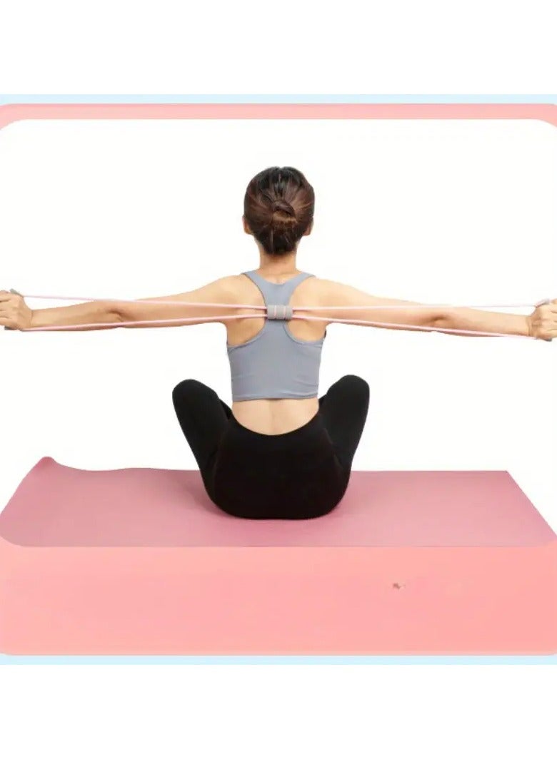 Goolsky Fitness Tensioner, Tension Rope, Fitness Yoga Elastic Band, Shoulder And Neck Stretching Exercise Band, Fitness Training Supplies, Yoga Supplies (1pc) - Image 2