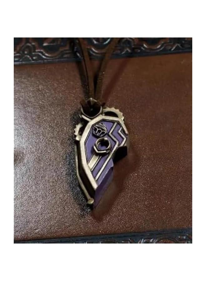 Anime Vi Cosplay Necklace,Punk Charm Necklace for Couple Friends Fans - Image 2