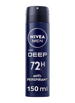Men Deep Black Carbon Dark Wood Antiperspirant Spray Multicolour