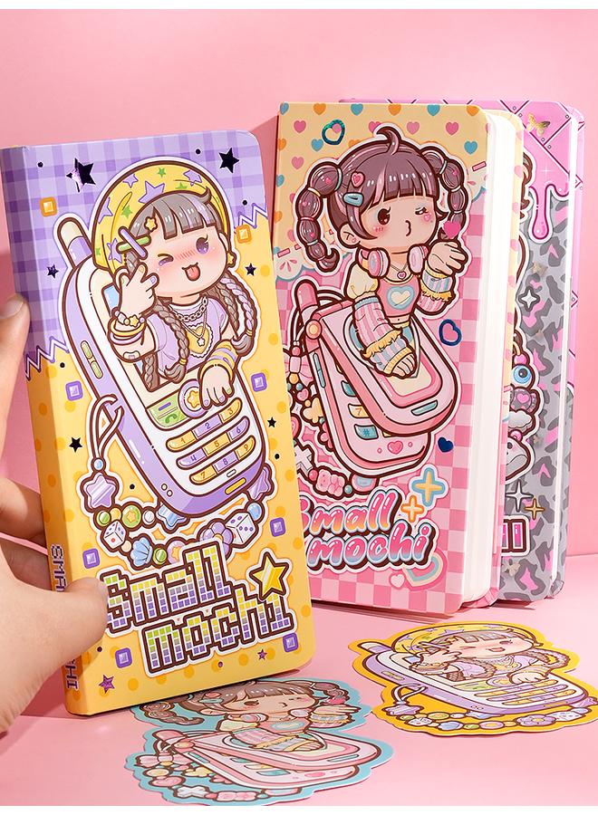 Bluejw Small Potato Hand Book Girl High Color Value Hand Book Suit Gift Box 2024 New Weeks Square Notebook - Image 3