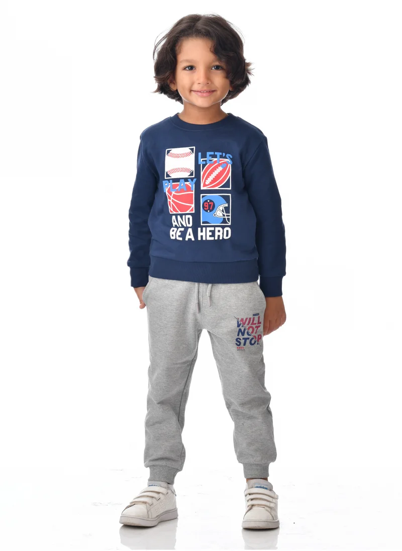 victor and jane Boys' Sweatshirt  (2 - 8yrs) Navy