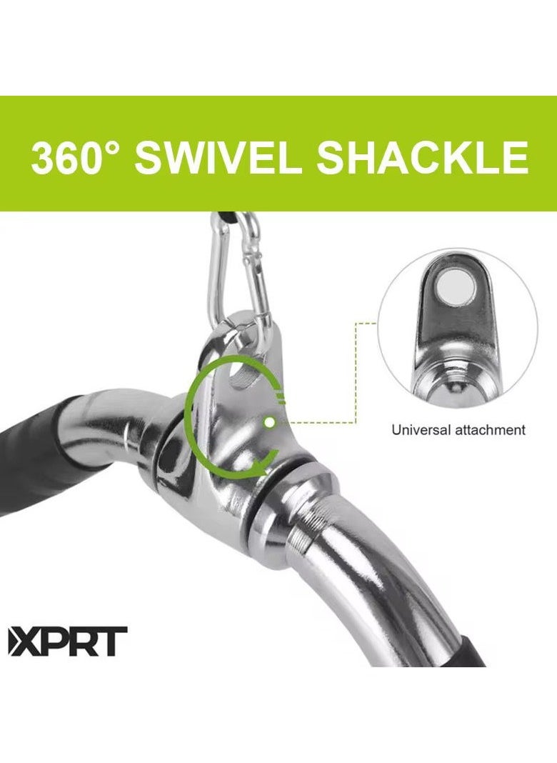 Pull Down Bar, Multi-Exercise Cable Attachment Bar, Steel Tricep Press Bar with Rubber Handles and Swivel Hanger Cable Stabilization Bar Cable handle - pzsku/ZD3C19CE1B8DB22ECEFC5Z/45/_/1734790301/93800a5b-951d-49eb-ac50-f35531ff23b1