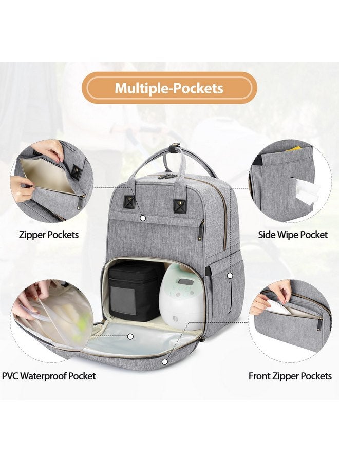 Damero Breast Pump Bag with Compartments for Cooler Bag and Laptop, Breast Pump Backpack - Image 2