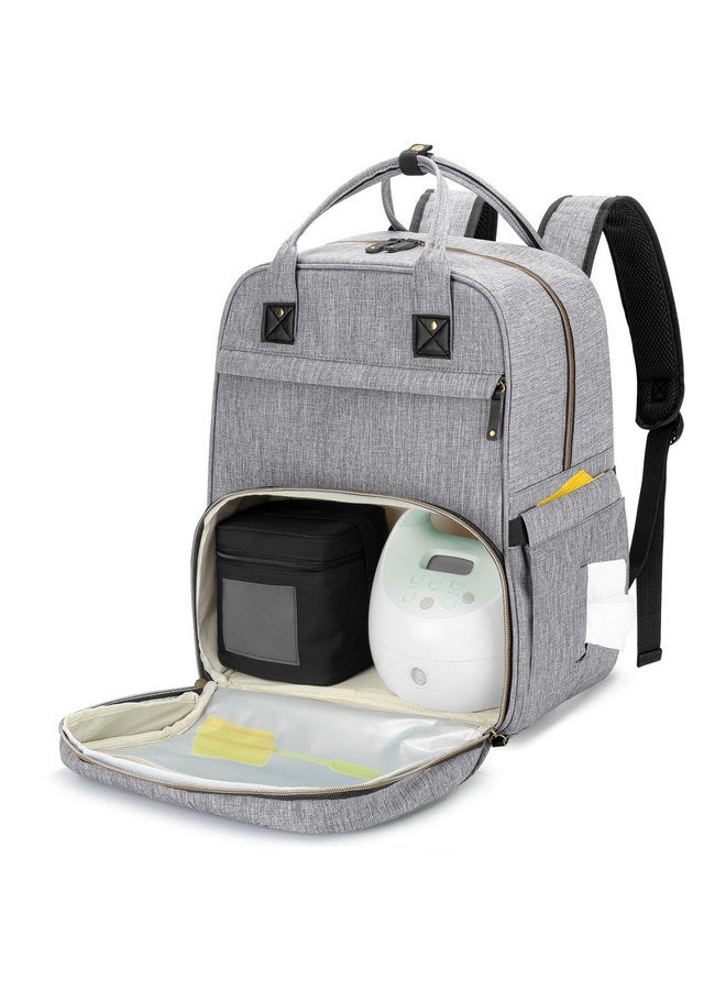 Damero Breast Pump Bag with Compartments for Cooler Bag and Laptop, Breast Pump Backpack - Image 1