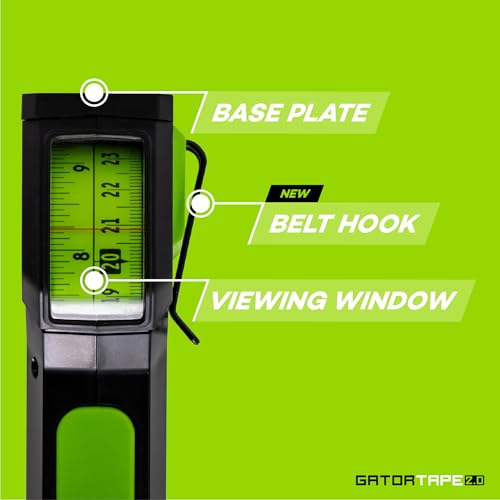 GATORTAPE MK2.0 – Precision Retractable Measuring Tape (Centimetres & Inches) | Top-View Internal Reading | Ideal for DIY, Carpentry & Construction - Image 3