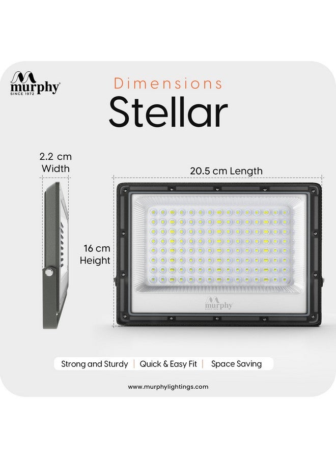 Murphy Stellar 50W LED Flood Light with 2-Year Warranty | Cool White | High Brightness Outdoor LED for Security, Landscape, Warehouse, Backyard | IP66 Waterproof | BIS Approved - Pack of 1 - Image 4