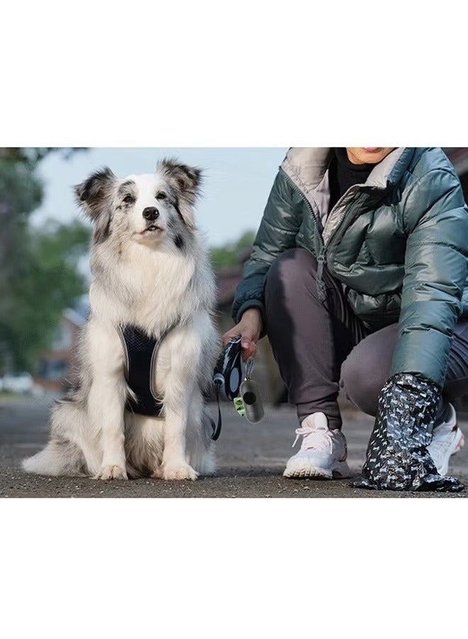 Dougez 2PCS Pet Garbage Bag Dispenser Portable Storage Box Pill Capsule Toilet With Hook Dispenser Fashionable Waterproof Can Be Paired With Traction Rope Dog Training Bag And Curved Waist Bag Black/Green - Image 5