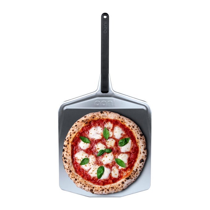 14 METAL PIZZA PEEL METAL PIZZA PEEL 14 INCH PIZZA SPATULA PADDLE LIGHTWEIGHT PIZZA TURNING PEEL WITH LONG HANDLE PIZZA OVEN ACCESSORIES PIZZA TOOLS RECTANGLE PIZZA TURNER